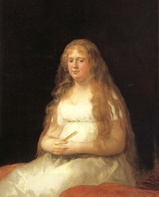 Francisco Goya Josefa Castilla Portugal de Garcini y Wanabrok China oil painting art